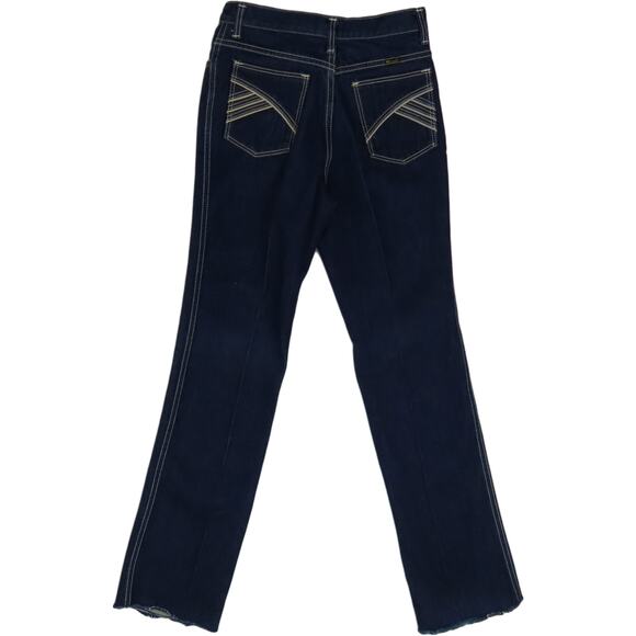 Vintage High Waist Indigo Denim Jeans - Picture 2 of 5